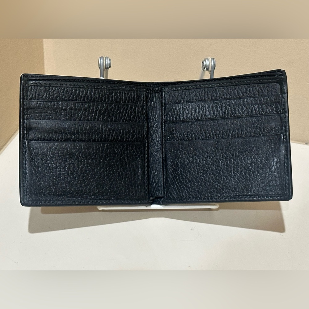 Gucci Black Monogrammed Men’s Bifold Wallet - Picture 3 of 13